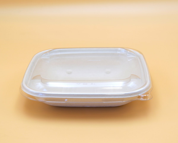 COUVERCLE RPET TRANSPARENT 17X17 CM POUR BOL SALADE CARRE (REF=C4G532) (50 U)