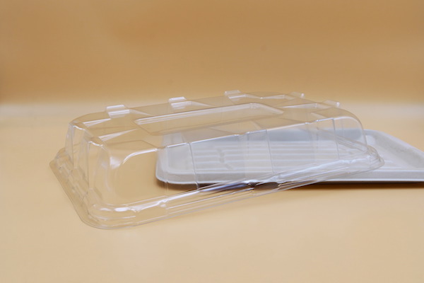 COUVERCLE PET TRANSPARENT 35X24X6 CM POUR PLATEAU REPAS (C4G540) (25 U)