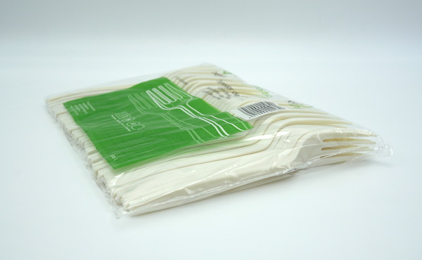 FOURCHETTE GAMME BIO EN MAÏS COMPOSTABLE 175X30 MM 31 GRS (50 U)