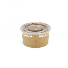 POT ROND KRAFT 2OZ 60 ML H30xØ62 MM (COUVERCLE=C4G521AH) (50 U)