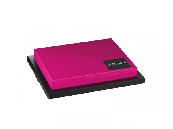 COUVERCLE REVERSIBLE FUCHSIA/NOIR 32,5X27,5X65 CM POUR PLATEAU (C4G550) (100 U)