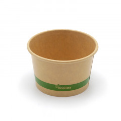 POT ROND KRAFT 8OZ 240 ML H63xØ94 MM (COUVERCLE=C4G521C) (50 U)