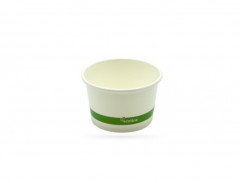 POT ROND KRAFT BLANC 8OZ 240 ML H63xØ94 MM (COUVERCLE=C4G521C) (50 U)