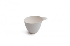 BOL BLANC PM GAMME BIO CANNE À SUCRE 100% COMPOSTABLE+LANGUETTE D.9XH.7 CM (15U)