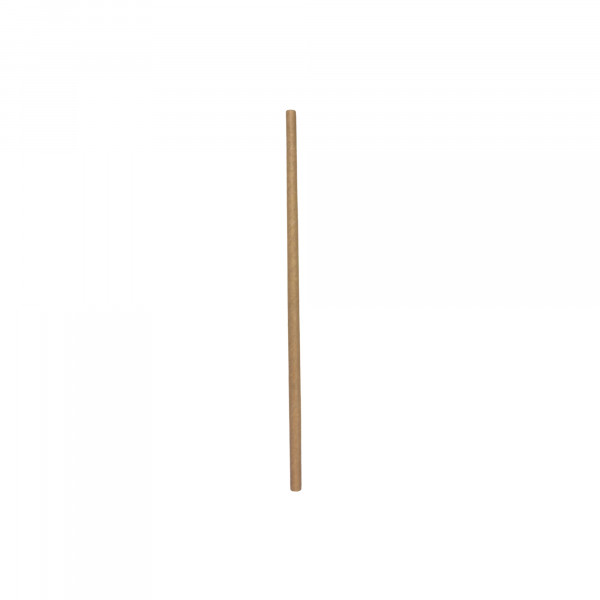 Pailles En Carton Brun Biodégradables - Diam 0.6 X 21 Cm - Lot De 250