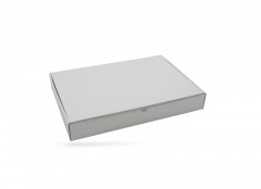 BOITE BLANCHE MICROCANNELURE POUR PLATEAU TRAITEUR 42X28X6CM (C5A140-45-47)(50U)