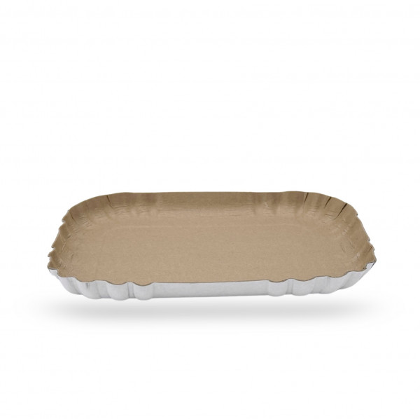 PLATEAU TRAITEUR KRAFT BRUN 14X19 CM (25 U)