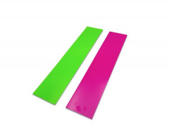 SEMELLE A BUCHE FUCHSIA/ANIS 60x12 CM - BORDS DROITS (50 U)