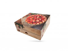 BOITE PÂTISSIERE 280X80 MM MODELE PROVENCE (50 U)