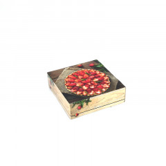 BOITE PÂTISSIERE 160X50 MM MODELE PROVENCE (50 U)