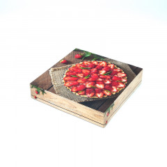 BOITE PÂTISSIERE 230X50 MM MODELE PROVENCE (50 U)