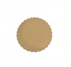 ROND KRAFT BRUN FESTONNÉ EN CARTON D.29 CM (250 U)