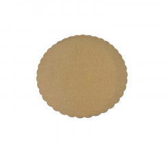 ROND KRAFT BRUN FESTONNÉ EN CARTON D.35 CM (250 U)