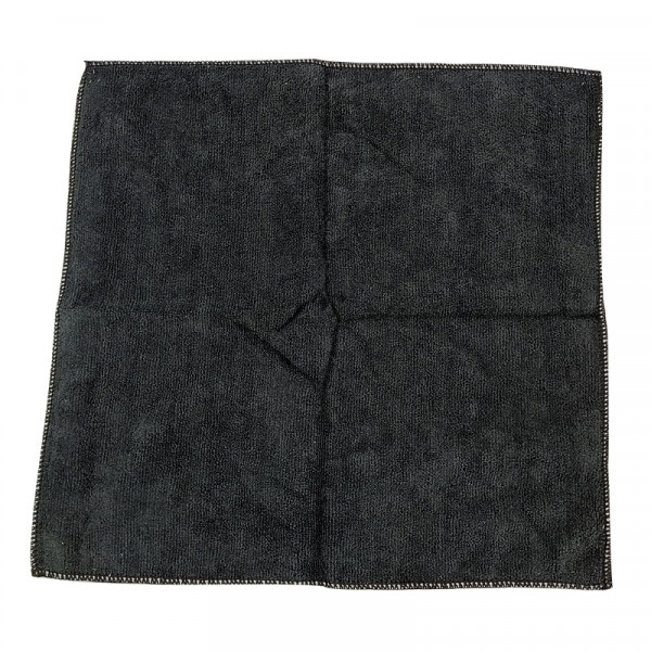 LAVETTE MICROFIBRE NOIRE 38X38 CM 320 GRS (5 U)