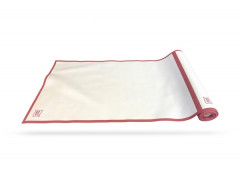 TORCHON DE CUISINE COTON BLANC LISERÉ ROUGE 40X64 CM (1 bobine de 10 torchons)