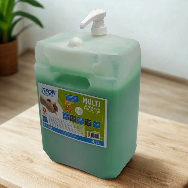 SAVON MAINS MICRO-BILLES AVEC POMPE TIFON 4.5 L SENTEUR AGRUMES (1 U)