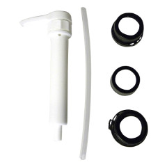 POMPE DOSEUSE BLANCHE 20 ML SPECIAL POUR LES BIDONS DE 5 L (1 U)