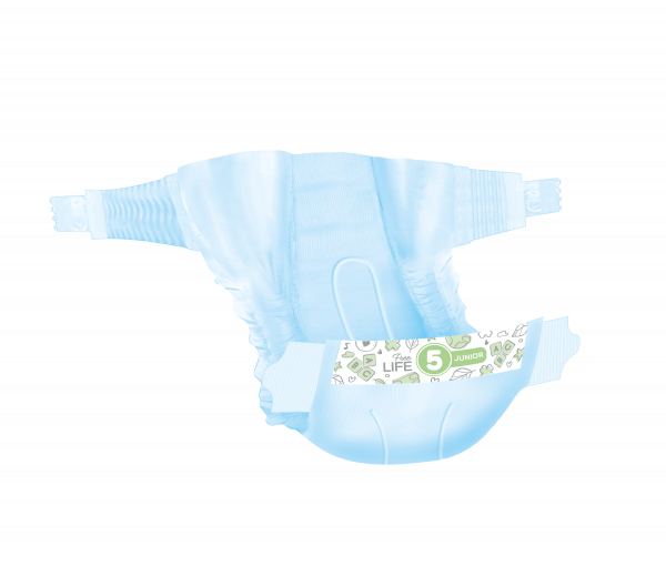 COUCHES BEBE FREE LIFE MINI T2 AVEC INDICATEUR D'HUMIDITÉ (3/6 KG) (112 U)