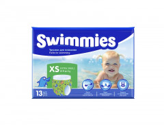 COUCHES BEBE PISCINE SWIMMIES XSMALL - T3 (4/9 KG) (13 U)