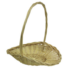 FRUITIERE EN OSIER 1 ANSE 40X30 CM 40 CM DE HAUTEUR (1 U)