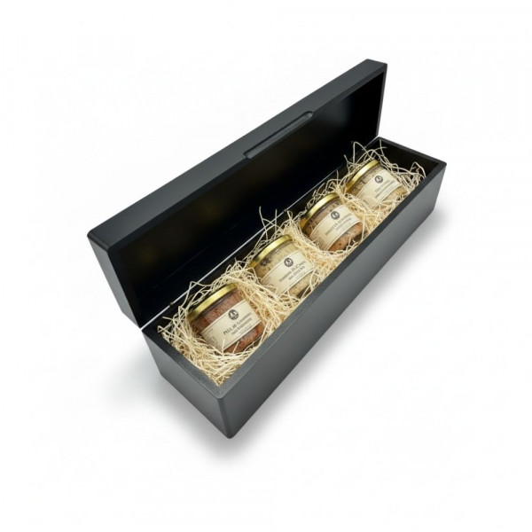 COFFRET LUXE BOIS NOIR DDG 44.5X11.5X12 CM (1 U)
