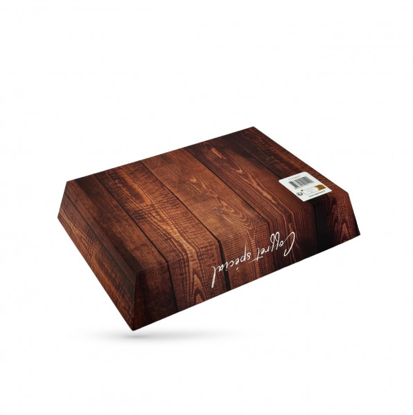 CORBEILLE CARTON RECTANGULAIRE DECO « COFFRET SPÉCIAL » 36X27X7 CM (1 U)