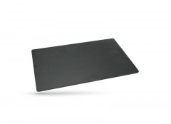 PLATEAU ARDOISE COULEUR ANTHRACITE RECTANGLE 40X30 CM (1 U)