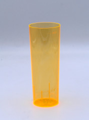 VERRE TUBO ORANGE REUTILISABLE 300ML 5.8 X 15.2 CM (10 U)