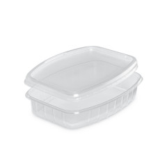 BOITE+COUVERCLE TRANSLUCIDE 600 ML CHALEUR (25 U)