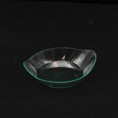 VERRINE ASSIETTE VERT D'EAU REUTILISABLE 36 ML (50 U)