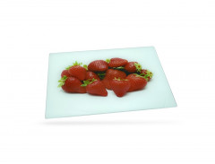 PLANCHE A DECOUPER IMPRESSION FRAISES 40X30 CM (1 U)