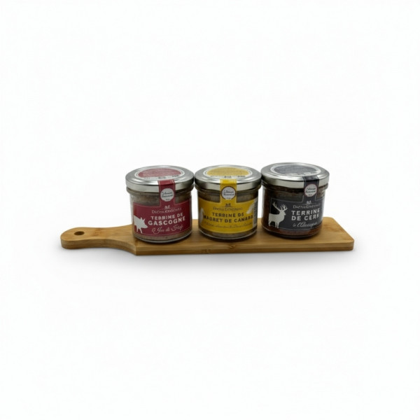 PLANCHE APERO TRIO DE TERRINES (1 U)