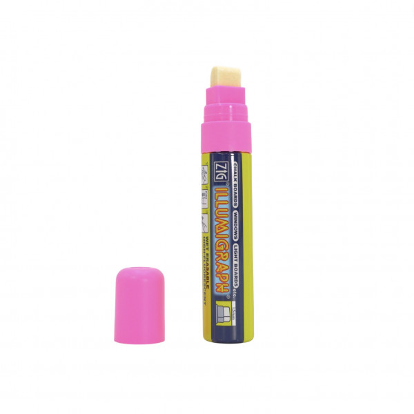 FEUTRE CRAIE GM FLUO ROSE POINTE LARGE 15 MM (1 U)