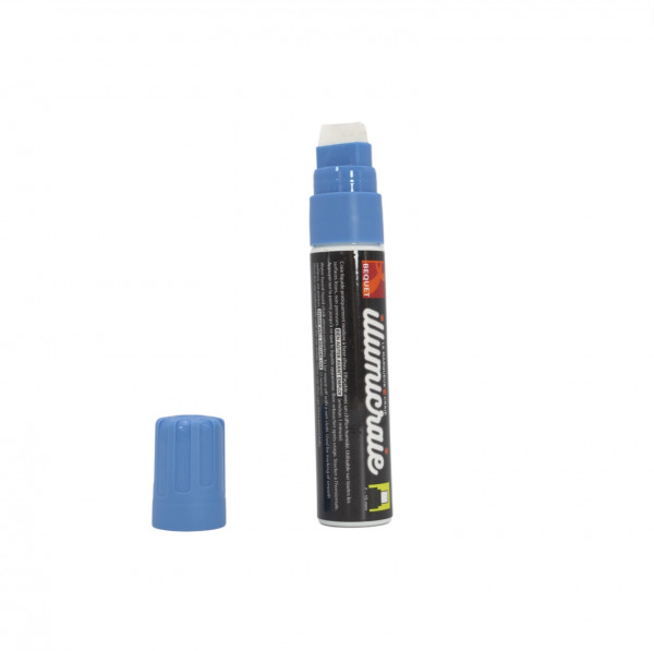 FEUTRE CRAIE GM FLUO BLEU POINTE LARGE 15 MM (1 U)