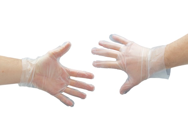 GANTS HYBRIDES TRANSPARENTS NON POUDRES SANS LATEX TAILLE XL (2000 U)
