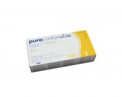 GANT JETABLE NITRILE BLANC TAILLE S=6/7 NON POUDRÉ (100 U)