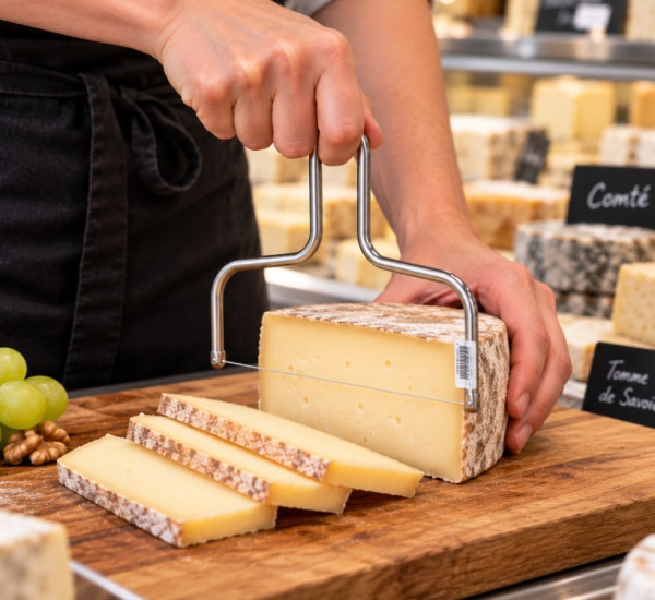 LYRE INOX A FROMAGE 23 CM AVEC FIL (1 U)