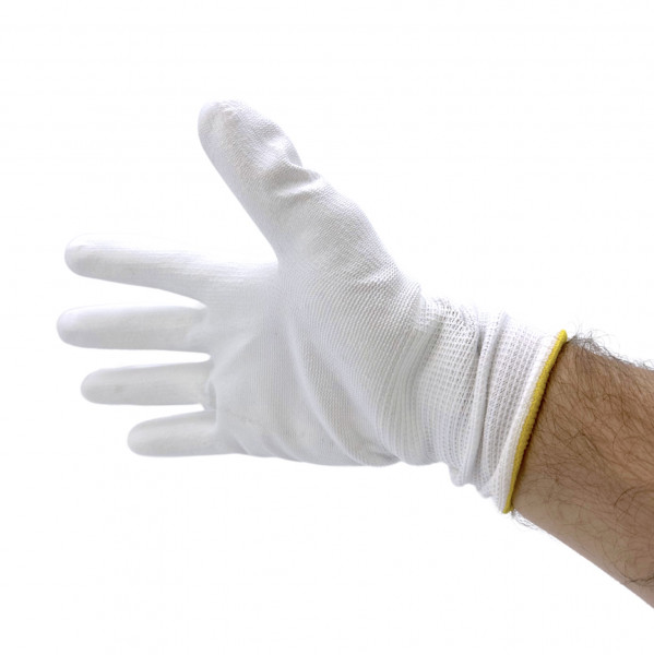 GANTS PROTECTION BLANCS MAPA POLYURÉTHANE MANUTENTION TAILLE 9 (12 PAIRES/12 U)