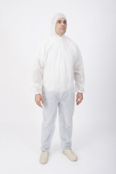 COMBINAISON BLANCHE AVEC CAPUCHE XL (1 U)