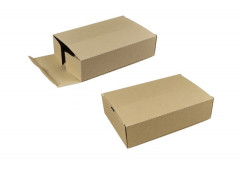 BOITE CARTON KRAFT L 210 X l 140 X H 56 MM 1 CANNELURE (20 U)