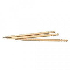 PIQUE CURE-DENTS BOIS TOURNE 1 POINTE 65 MM (800 U)