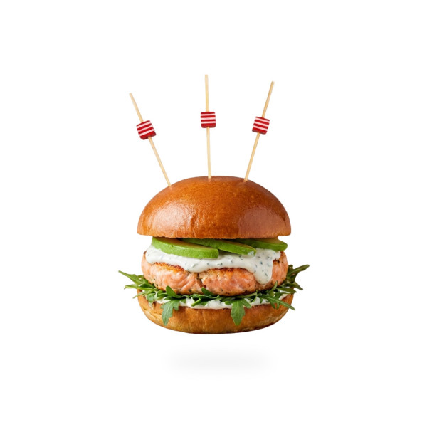 PIQUE BROCHETTE EN BAMBOU CUBE ROUGE ET BLANC 12 CM (200 U)