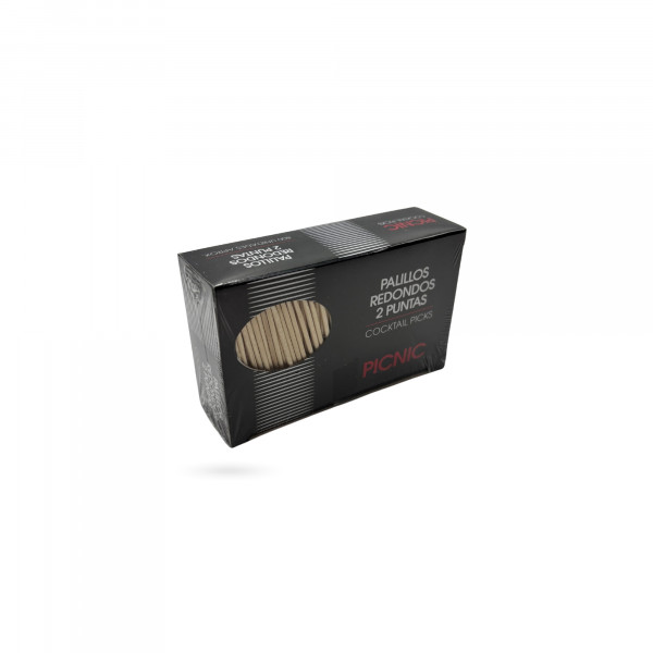 CURE-DENTS ROND A 2 POINTES 6.5X0.2 CM (800 U)