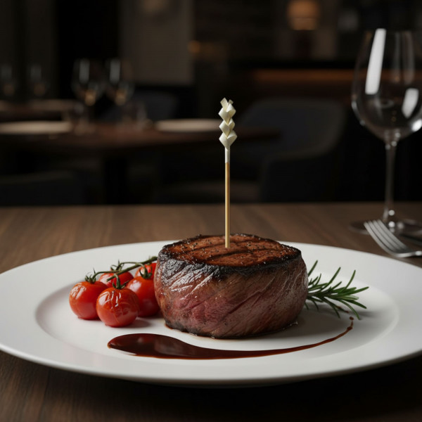 HATELET DECORATION VIANDE 9 CM PIQUE BOIS (250 U)