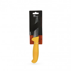 COUTEAU D'OFFICE PRADEL 10 CM MANCHE JAUNE (1 U)