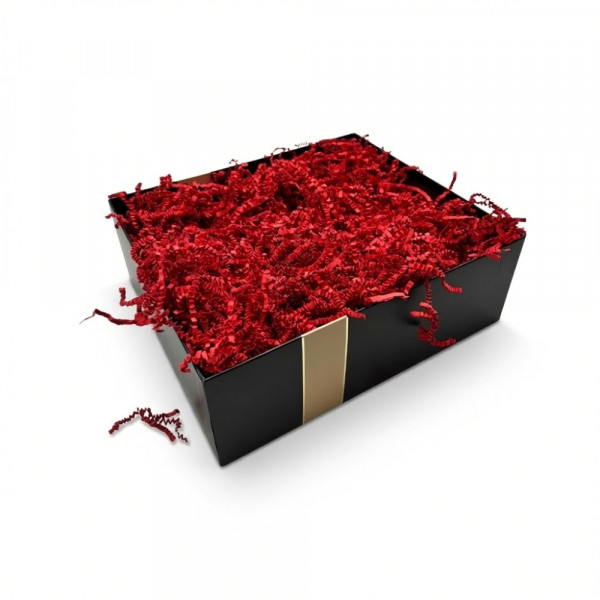 FRISURE PAPIER ROUGE PANIER GARNI (8 U / 8 KG)