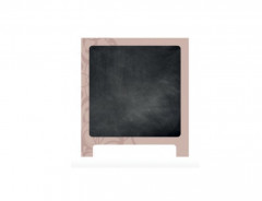 CHEVALET DE TABLE NOIR « ROSY » 12X13.5 CM (10 U)