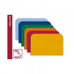 CORNE A PATISSERIE PVC COULEURS 12X8 CM (17117) (10 U)