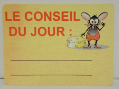 ETIQUETTE « CONSEIL DU JOUR » FROMAGERIE 150X200 MM (1 U)