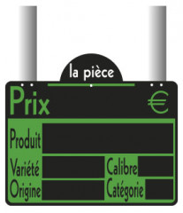 ETIQUETTE FRAICHEUR 20X15 CM GRANDES PATTES (1509) (10 U)